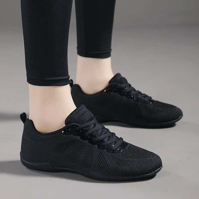 New Men's and Women's Cheerleading Team Sports Shoes Aerobics Training Competition Shoes Team Dance Shoes