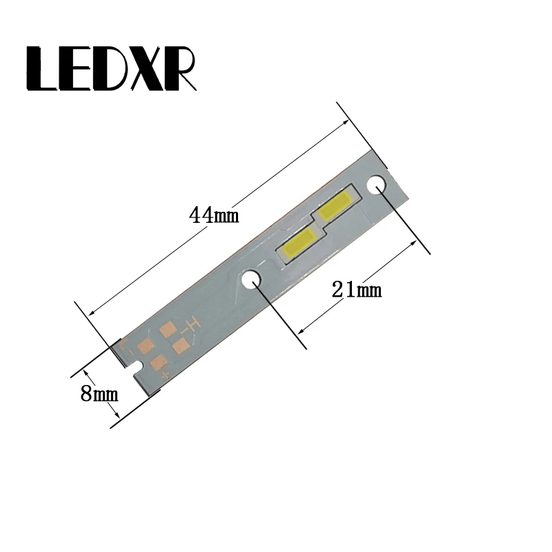 2pcsHigh brightness CSP high power C61860 LED chip low beam/high beam DC9-12V H1 H3 H4 H7 COB lamp 15W car headlight