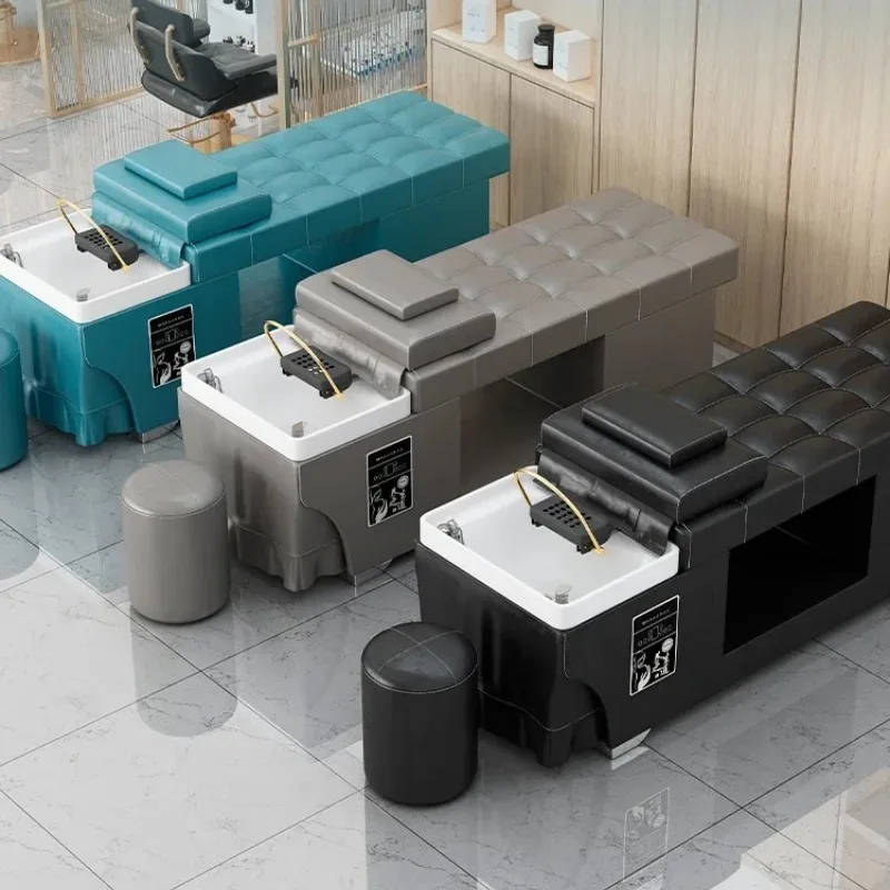 

Thai Intelligent Water Cycle Shampoo Washing Equipment Hair Spa Bed Commercial Japanese Backwash Hairstyle Beauty Salon Cadeira