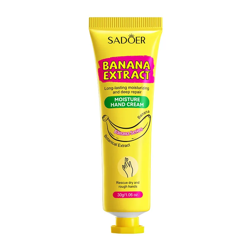 1pcs/2pcs SADOER Banana Hand Cream Anti-Drying Crack Moisturizing Brightening Repairing Hand Creams For Hands Skin Care