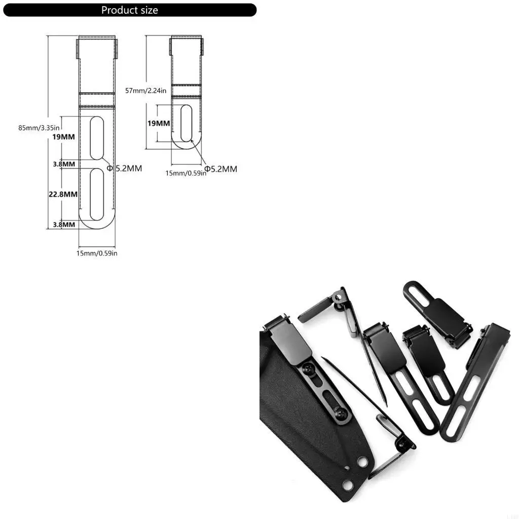 

Secure Waist Mounted Cutter Holders Quick Changes Mechanism 5kg Bearing Capacity Solid Metal Frame For Outdoor Use L4MF
