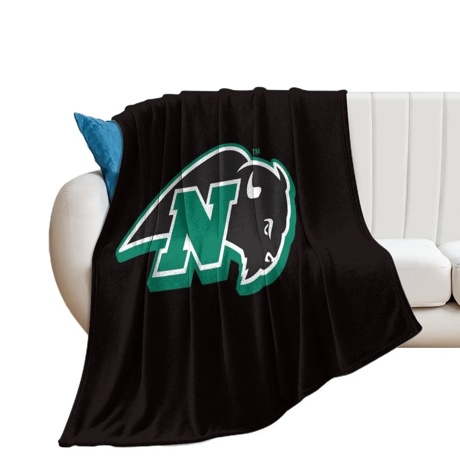 

Nichols College Bison Throw Blanket Bed covers Hair sofa bed Blankets