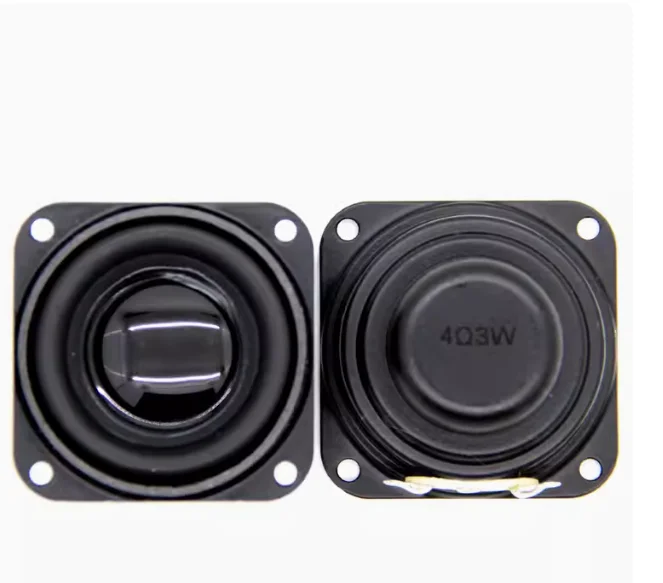 Unidad PortableSpeaker de 40mm de rango completo de 1,5 pulgadas para altavoz Bluetooth, Audio para el hogar, bricolaje, 4ohm, 3W, piezas de reparación de altavoz de graves, 2 piezas