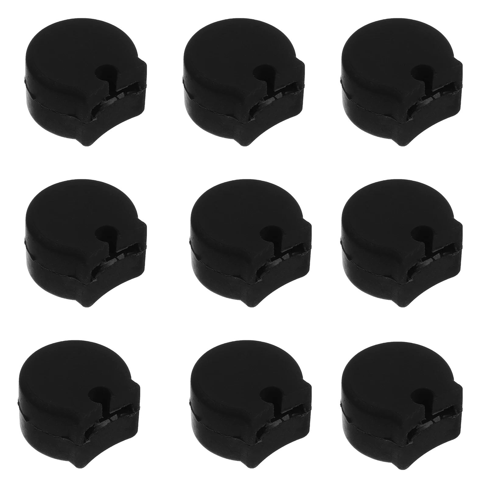 

10 Pcs Clarinet Finger Sleeves Rubber Thumb Rest Cushion Antislip Universal Fit Comfortable Protector for Saxophone Clarinet Pad