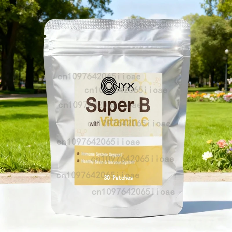 

30 пластырей Super B Complex Метилированные витамины B Трансмические пластыри для поддержки энергии, настроения, иммунитета и здоровья