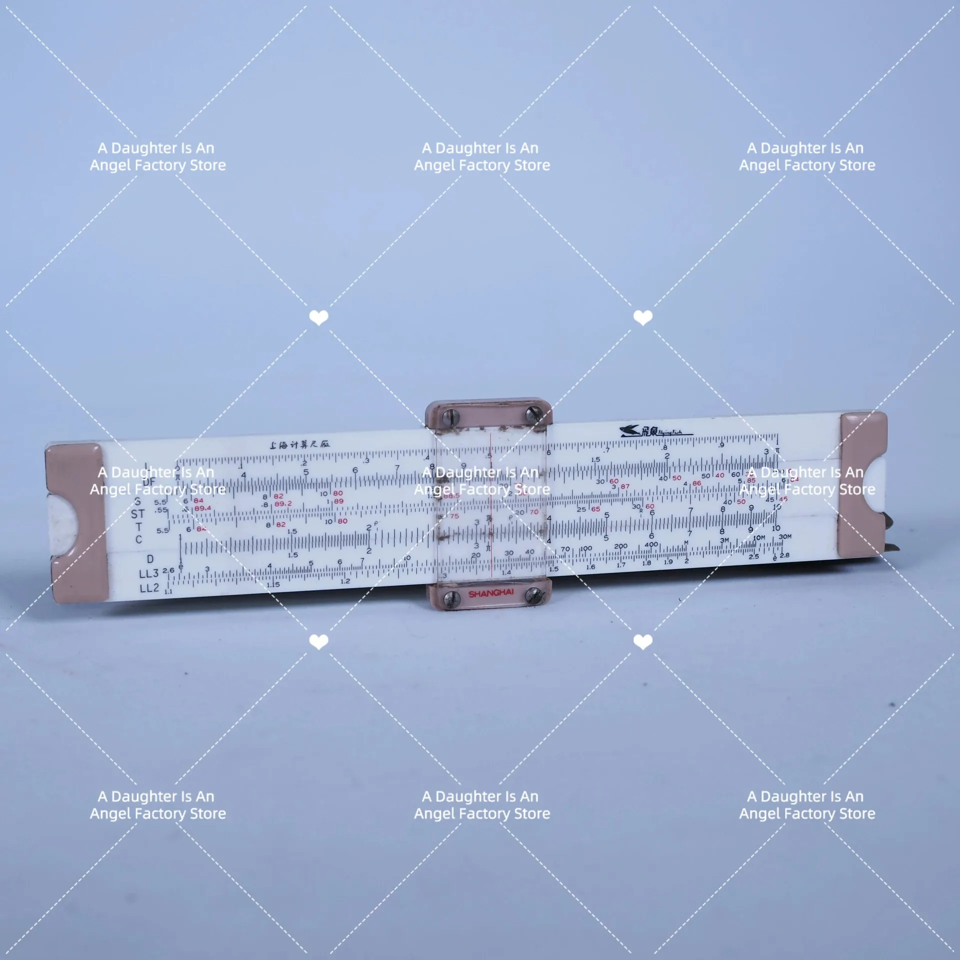1960s-70s Logarithmic Slide Rule: Nostalgic Old Object, Folklore Ornament & Classic Calculator