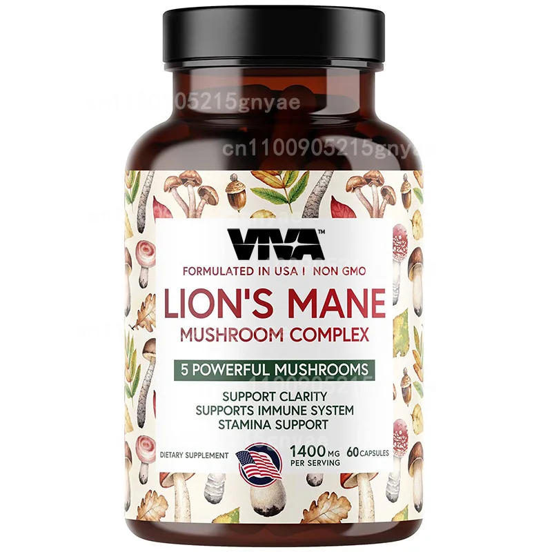 

Lion Mane 4X Supplement -60 Capsules for Overall Health Support