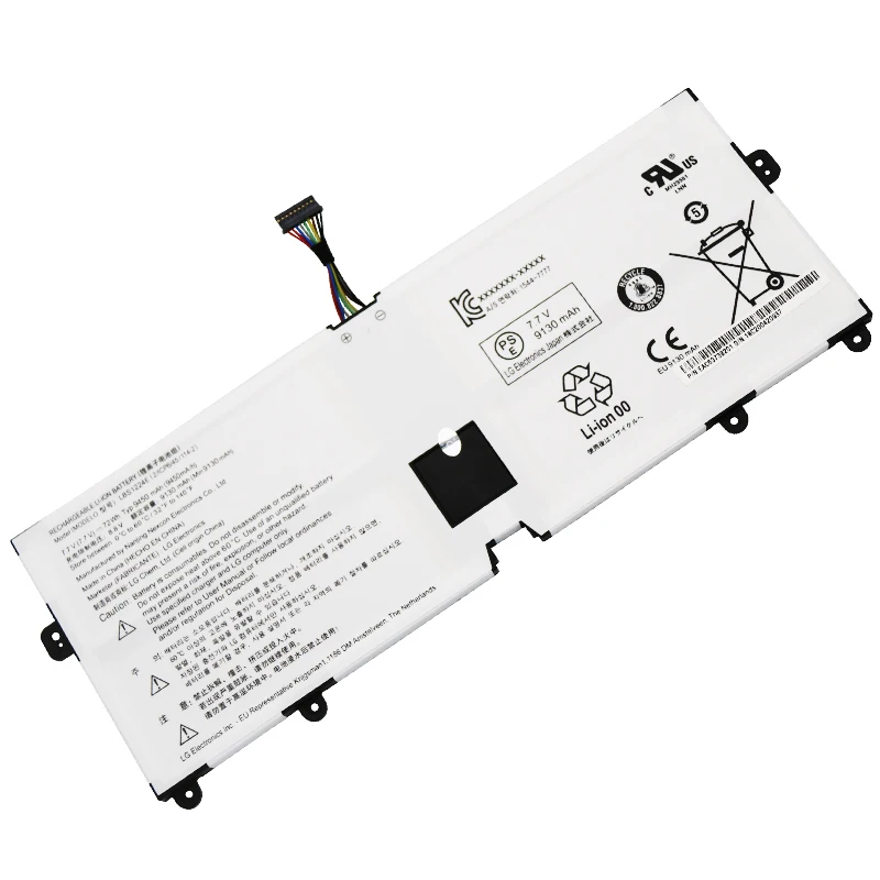 7.7V 72Wh 9450mAh LBS1224E LBR1223E Laptop Battery For LG Gram 2018 13Z980 13Z970 14Z980 15Z980 15Z980-G AA52C