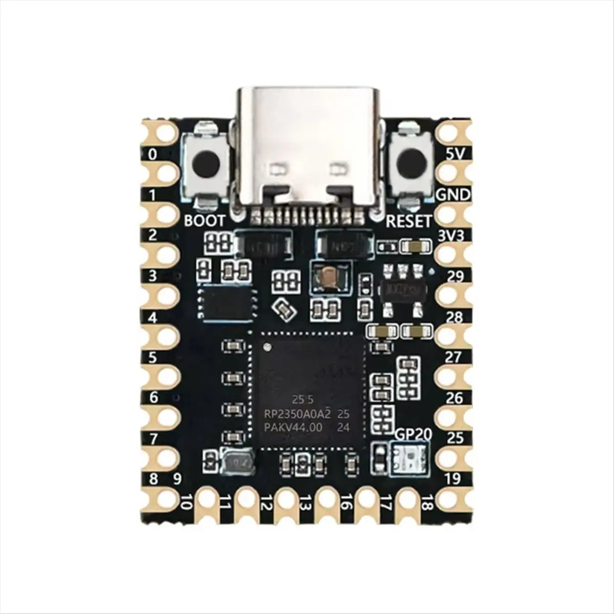 HDL For Raspberry Pi Pico 2 RP2350 Chip Mini Development Board Dual Arm Cortex-M33/Dual Hazard3RISC-V 150 MHz Type-C
