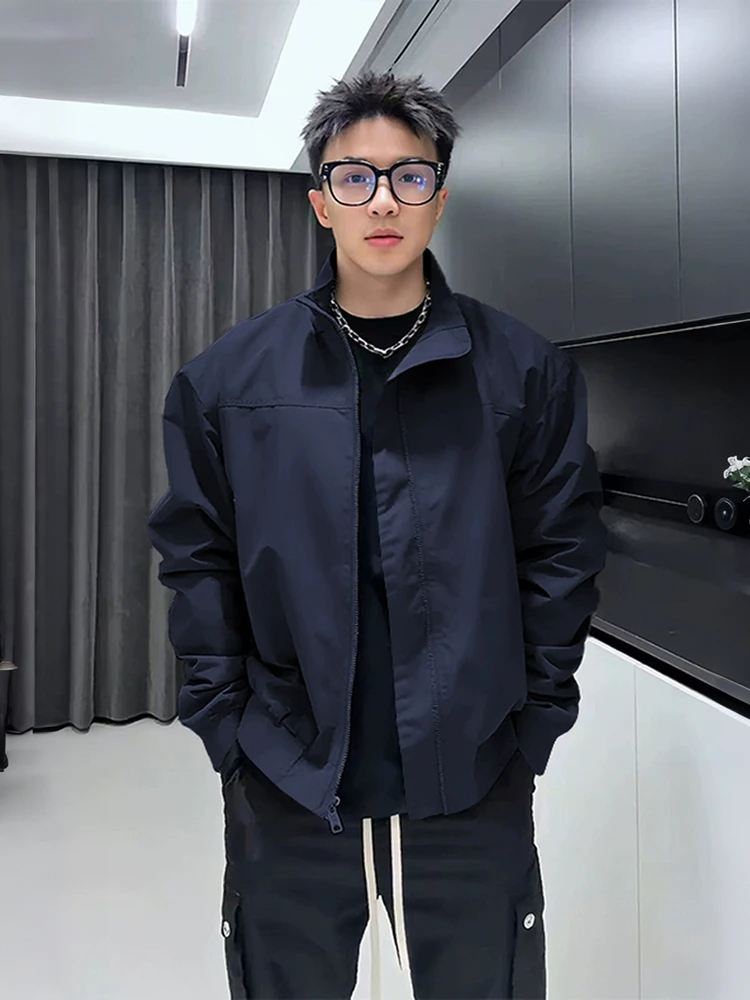 

Мужская укороченная куртка Cleanfit American Style Flight Jacket с воротником-стойкой, водонепроницаемая, для активного отдыха и работы на открытом воздухе