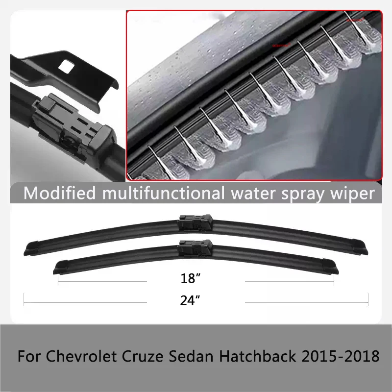 Car Modify Windshield Water Spray Wiper Blades For Chevrolet Cruze Daewoo Lanos Lacetti Premiere Holden Cruze Sedan Hatchback