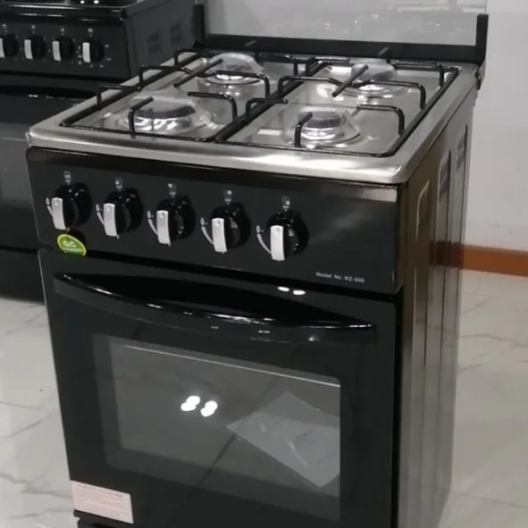 Natural gas cooker multi-functional integrated vertical oven outlet 50x50 four-port burner model JJZT-KZ52