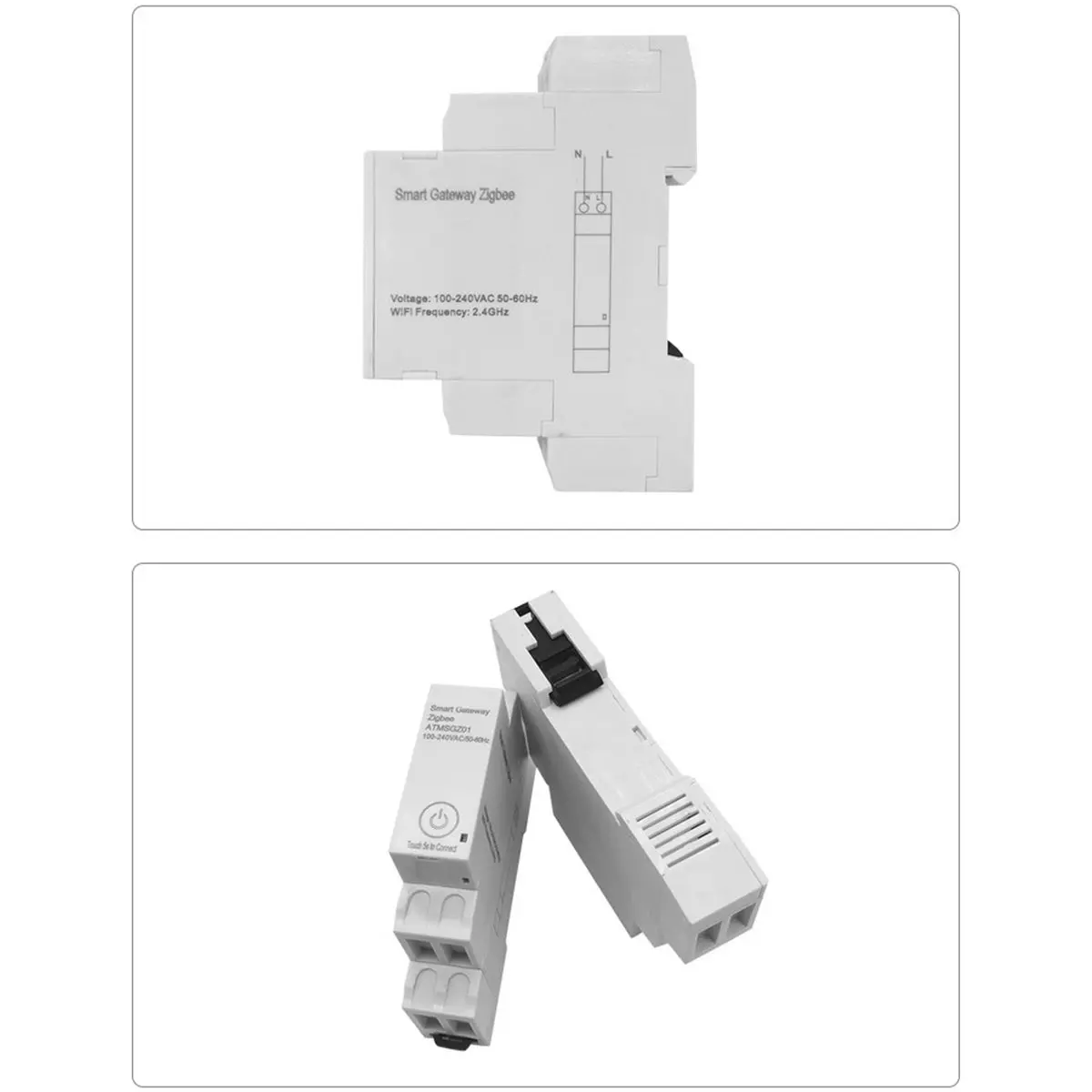 Tuya Smart WiFi ZigBee Gateway Hub Smart Home Appliances Wireless Bridge Remote Control Automation Device Work Din Rail