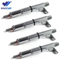 4 piezas 4D34T 4D34 nuevo juego de inyectores de combustible diésel 093500-7500 093400-7680 apto para motor MITSUBISHI DLLA146P768 180-190 MITSUBISHI