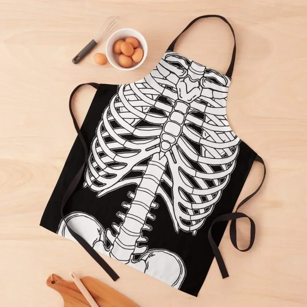

Фартук Bones, профессиональная кухонная одежда для мужчин, профессиональный фартук для парикмахера, маникюра