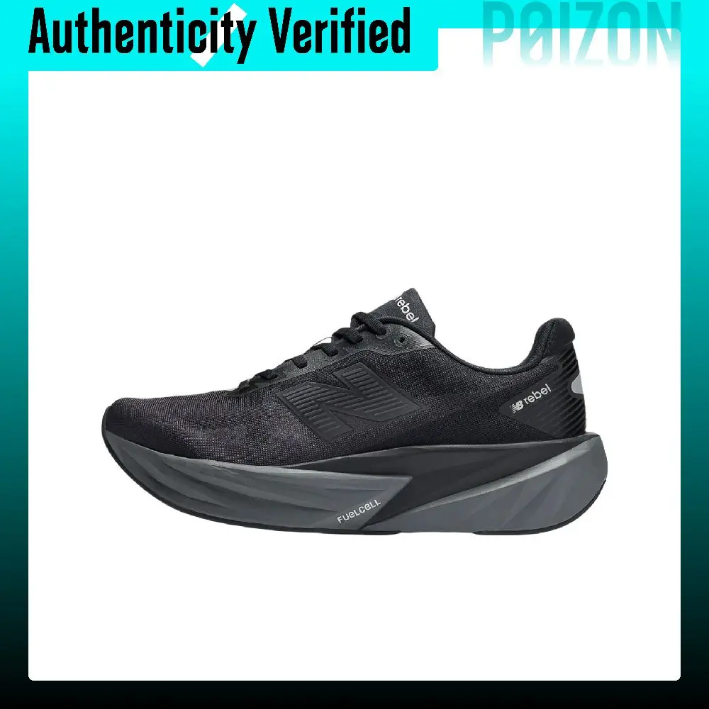 New Balance FuelCell Rebel V5 Soft And Comfortable Abrasion Resistant Low top Running Shoes Unisex Black MFCXLC5