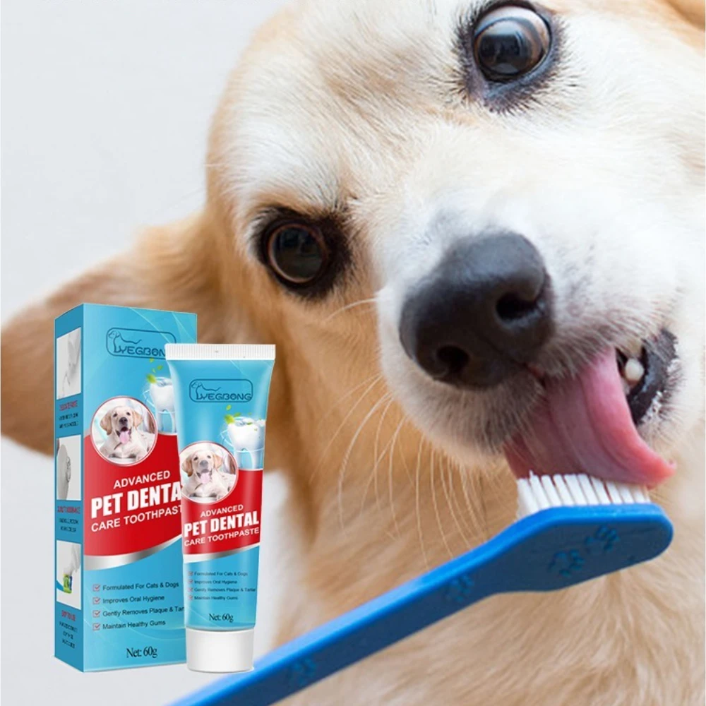 Edible Dog Cat Dental Toothpaste Tartar Plaque Remover Fresh Breath Oral Care Water Additive Teeth Cleaning Health Care Product