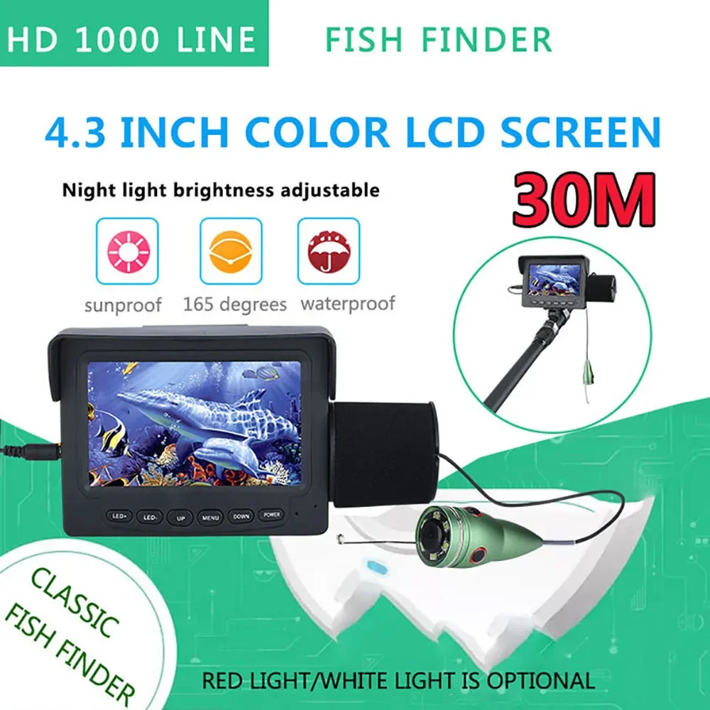 High Quality Portable Underwater Fishing Camera Waterproof Fishing Camera On The Rods