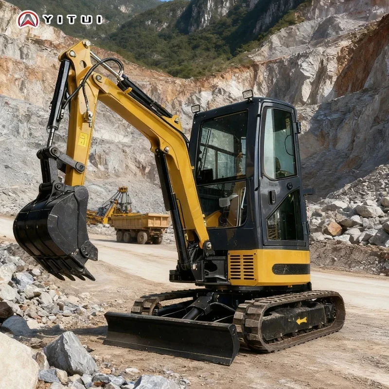 Epa Kubota حفارة صغيرة مخصصة 2.6 طن حفار صغير يمكن تثبيت الكابينة وحفارة صغيرة لتكييف الهواء