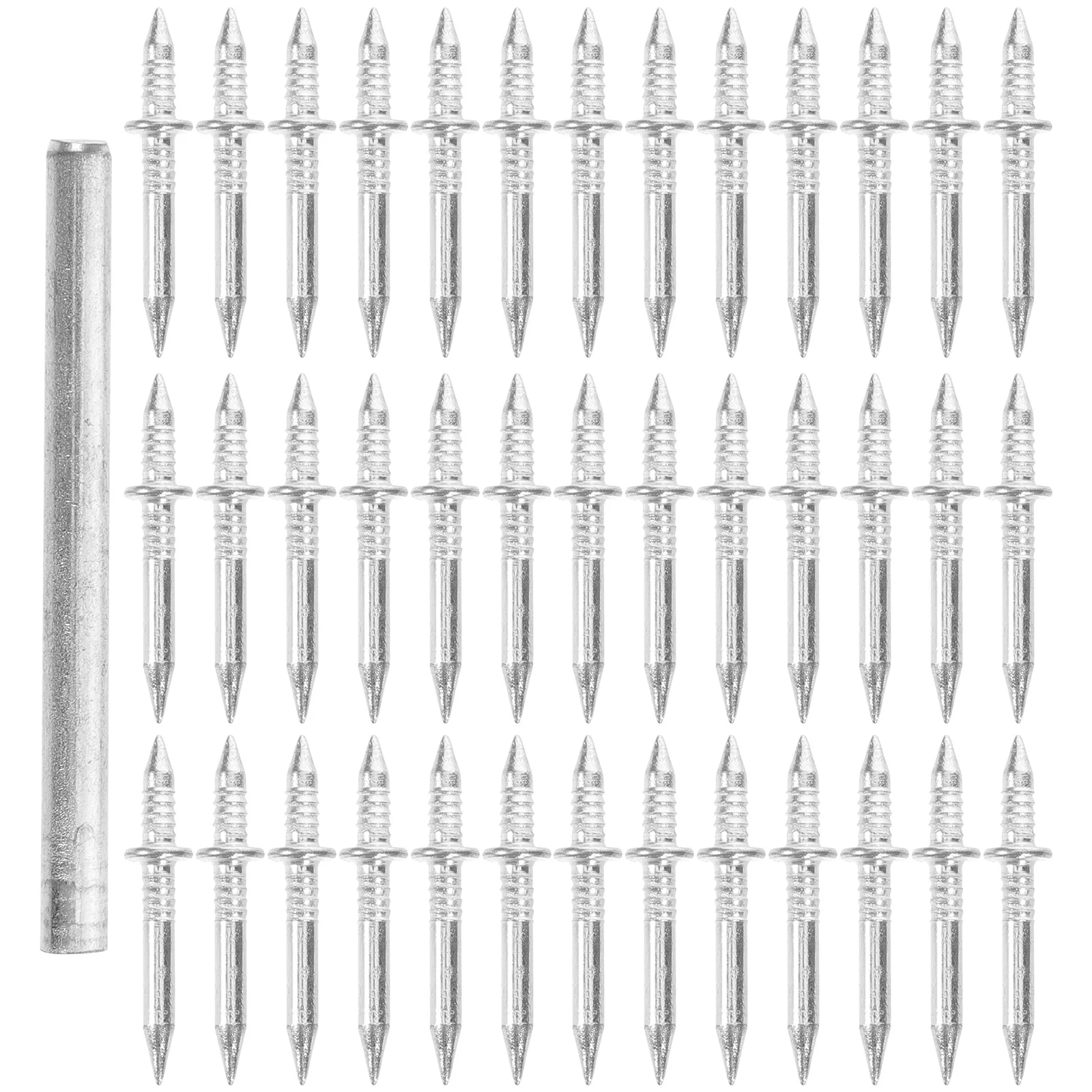 

400pcs Seamless Invisible Nails Double Way Skirting Board Fixing Nail For Baseboard Trim Stairway Installation Acoustic Panels