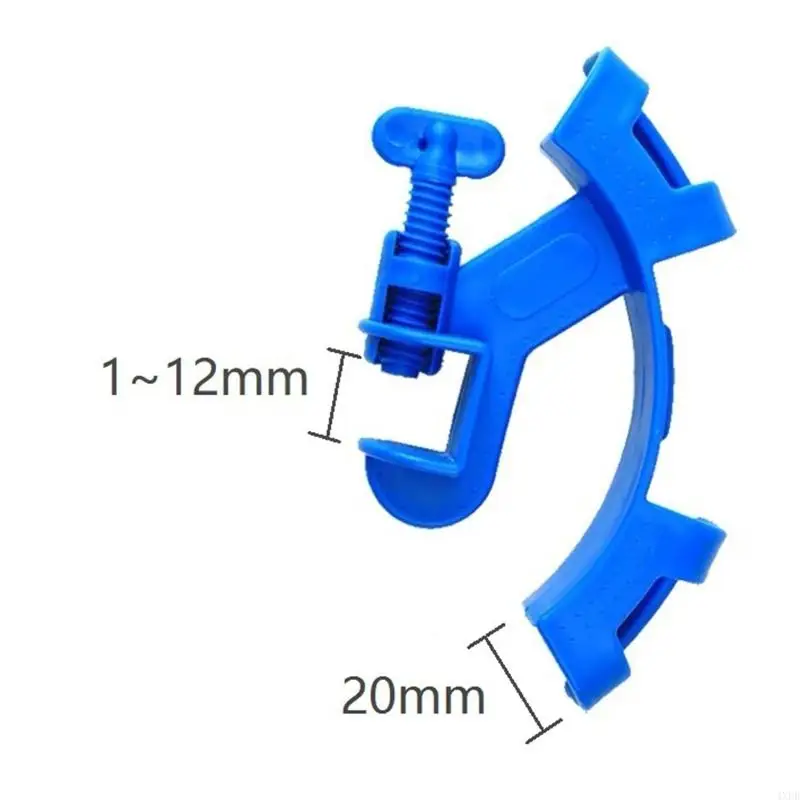 4XFD Fish for Tank Pipe Holder Adjustable Plastic Water Tube Clamp Fixed Clips Easy