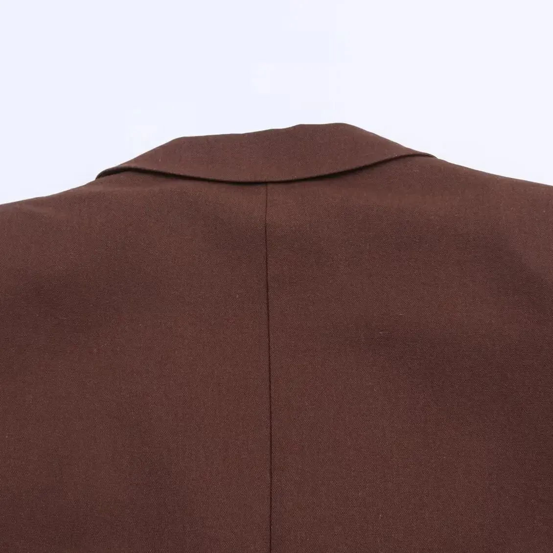 بدلة نسائية موضة 2025 على الطراز الأوروبي والأمريكي للخريف جديدة ممزوجة بأكمام قصيرة أنيقة بزر واحد ملابس خارجية Mujer #6