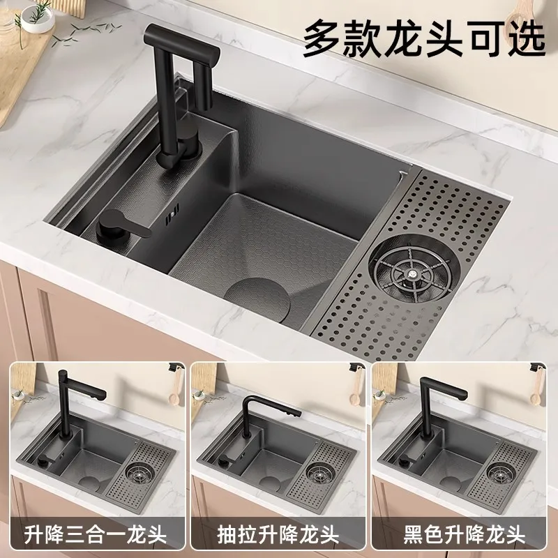 Hot Sale Apartment Hidden Sink Cup Washer Bar Coffee Shop Milk Tea West Kitchen Nakajima Terrace Mini Single Slot with Lid
