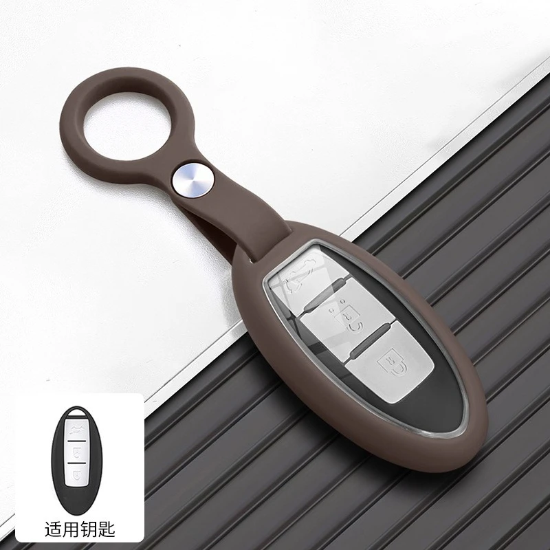 Key Fob Cover for Infiniti Q50 Q50L Q70 Q70L QX50 QX60 QX80 FX35 QX70 Silicone Smart Remote Key Protective Case Car Accessories view 4