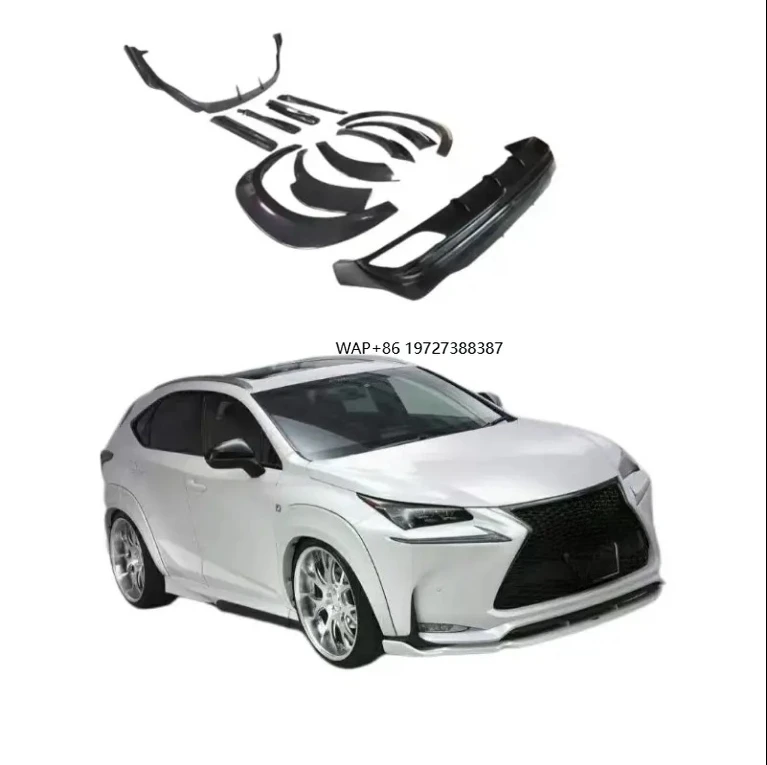

Upgrade AIM Style Body Kit for NX 15-17 High Quality Carbon Fiber or FRP Auto Parts Front Lip Rear Diffuser Side Skirt