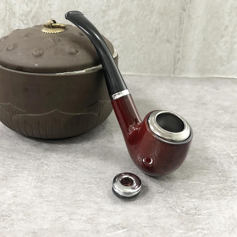 New Clip old style Tobacco Pipe Microfilter High quality Smoking Pipe Portable Recyclable Cigarette filter Smoke Gift of Health