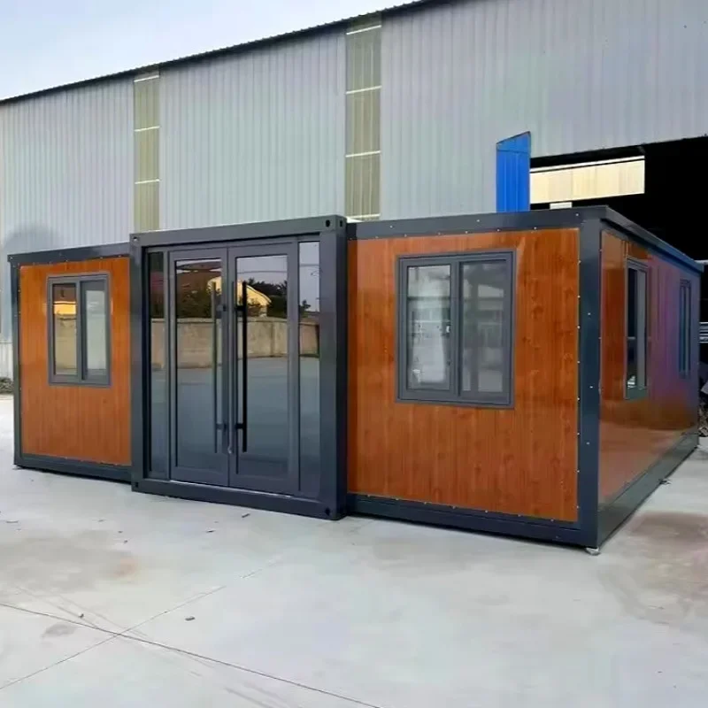 Customized Double-wing Container Prefabricated House Folding Expansion Living Container 20FT Export Mobile House Detachable Quic