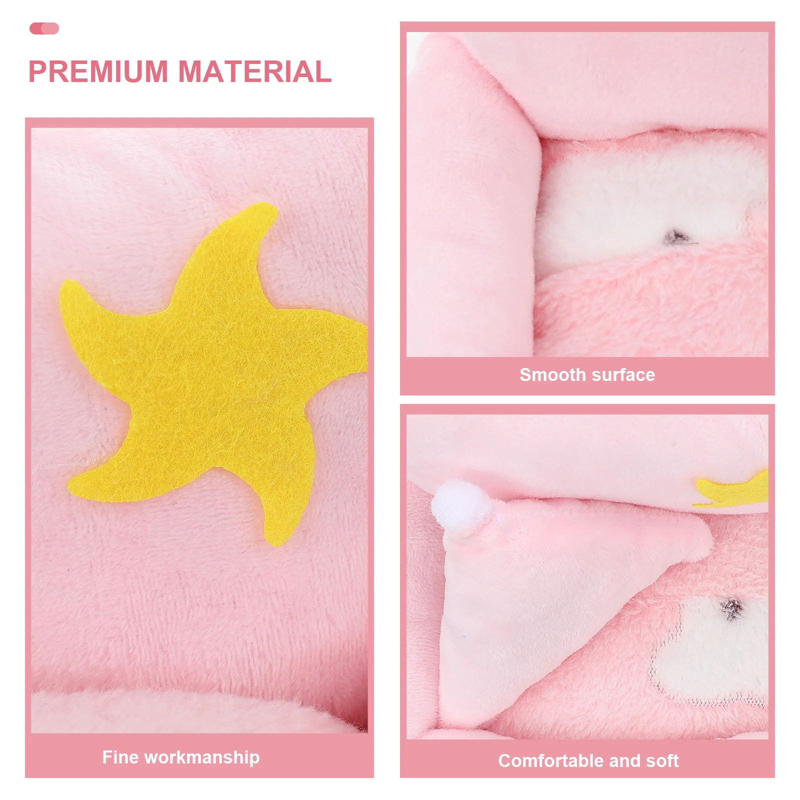 

Pet Sleeping Nest for Small Pets Warm Bed for Hamster Guinea Pig Hedgehog Chinchilla Spider Lizard Winter Hideout