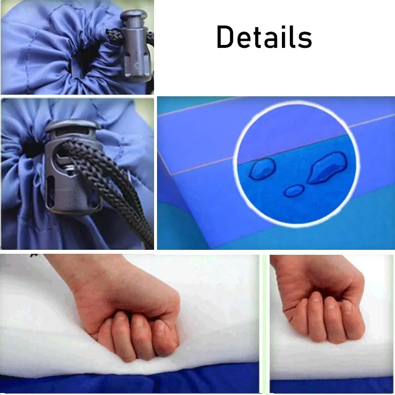 Inflatable Stadium Seat Cushion Self-Inflating Stadium Chair Cushion Pad for Outdoor Airplane Travel Backpacking Sports Events