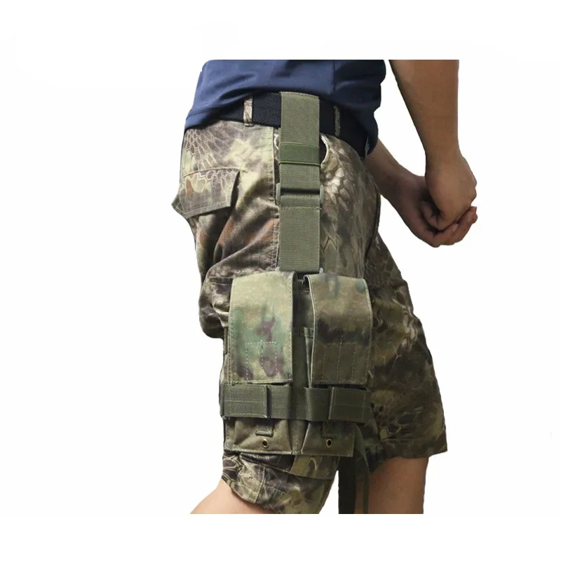 Portacargador táctico muslo 5.56/7.62 Molle para caza - imagen 2