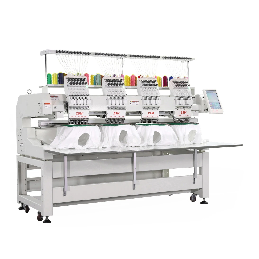 T-shirt Clothes Embroidery Machine Four Heads Computer Embroidery Machine 4 Heads Embroidery Sewing Machine