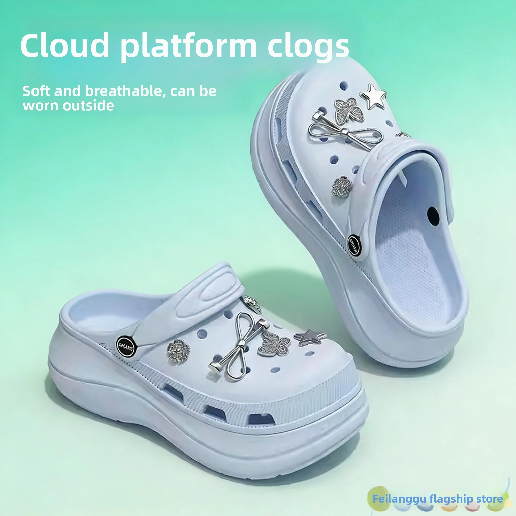 

Women's Thick Bottom Heightening Summer Outdoor Sandals Anti-slip Anti-smell Beach Medical Flip Flops Versatile Student Slippers