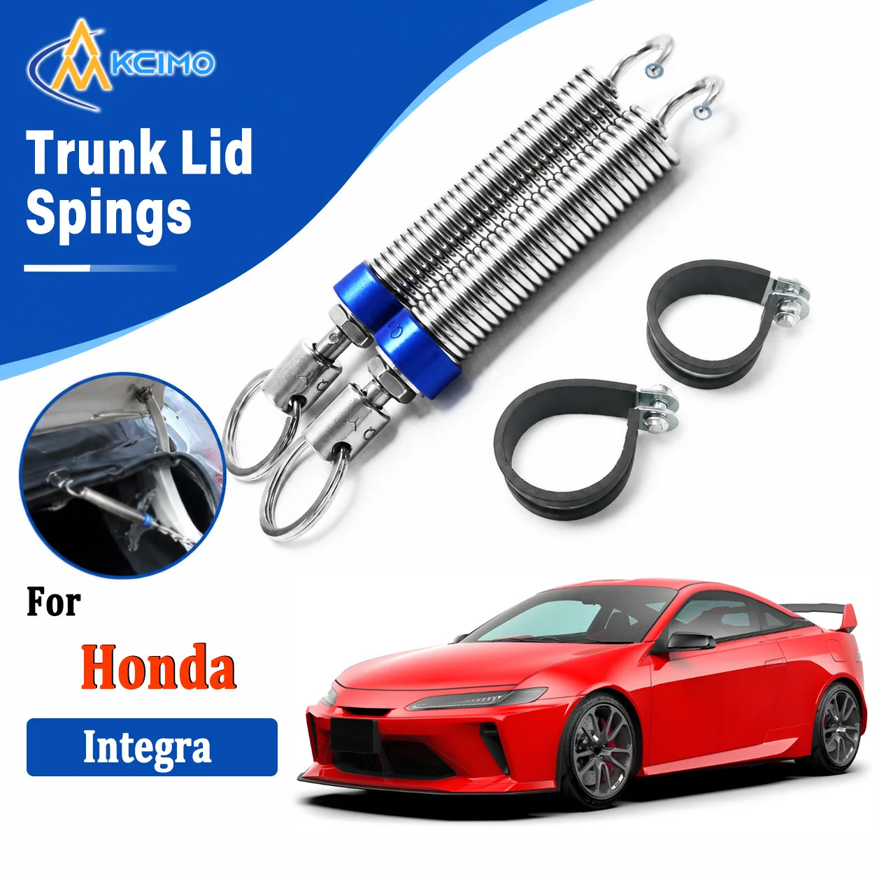 1/2Pcs Car Boot Lid Lifting Spring Trunk Auto Lift Device For Honda Integra Car Trunk Lid Spring Metal Lifting Support Device