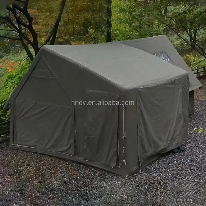 2025 أحدث تصميم المصنع الشتاء الهواء نفخ المقصورة منزل خيمة التخييم في الهواء الطلق