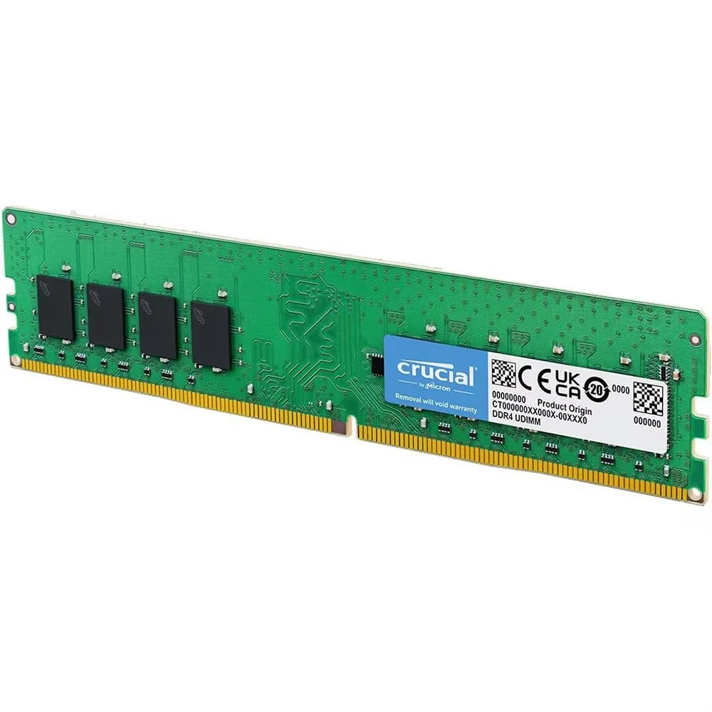 Crucial DDR4 DIMM RAM 4GB 8GB 16GB 32GB 2133MHz 2400MHz 2666MHz 3200MHz PC4 288Pin Memory Desktop RAM - view 3