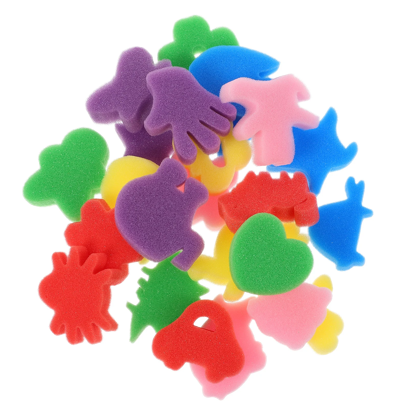 48 pçs blocos de pintura escova bem feita para pintura extra leve absorvente para projetos de arte de parede diy escova de esponja