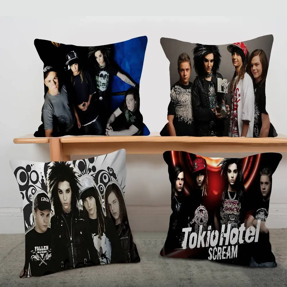 Rock Band T-Tokio H-Hotel Personalized Pillow Dust Cover Bedroom Kids Party Decoration Pillowcase Birthday Children Gift
