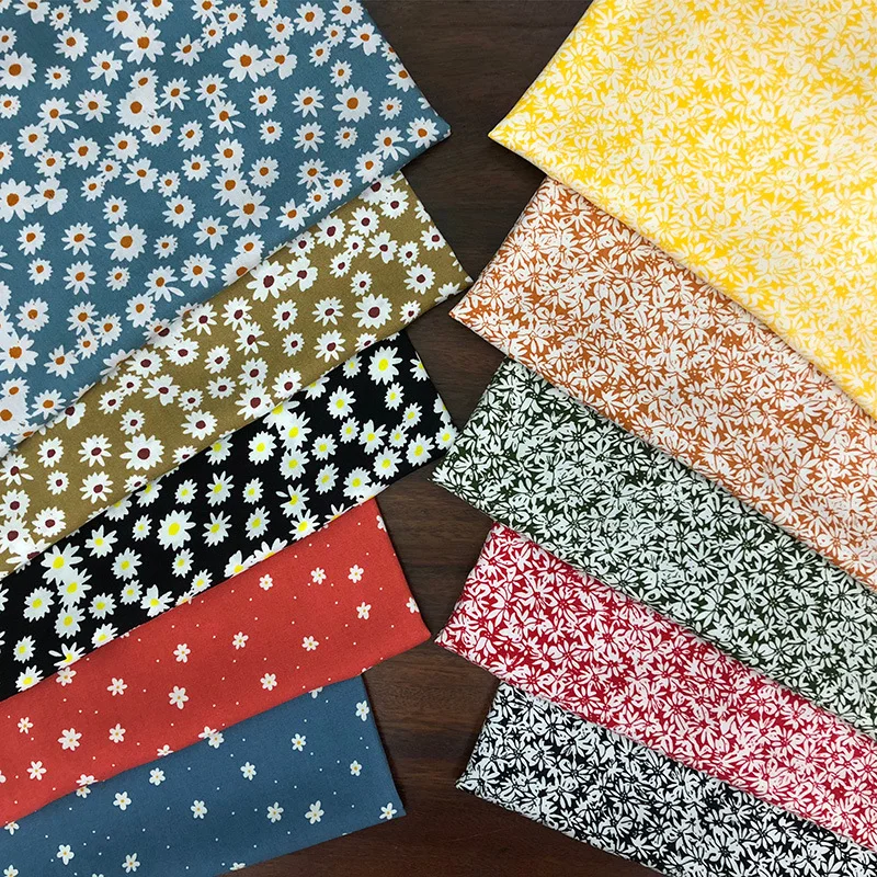 SUPER OFERTAS! Tecido Macio para Vestidos 1 metro X 1,45 metro, Material de Rayon Viscose Algodão, Patchwork 180g/m, Tecidos para Costura