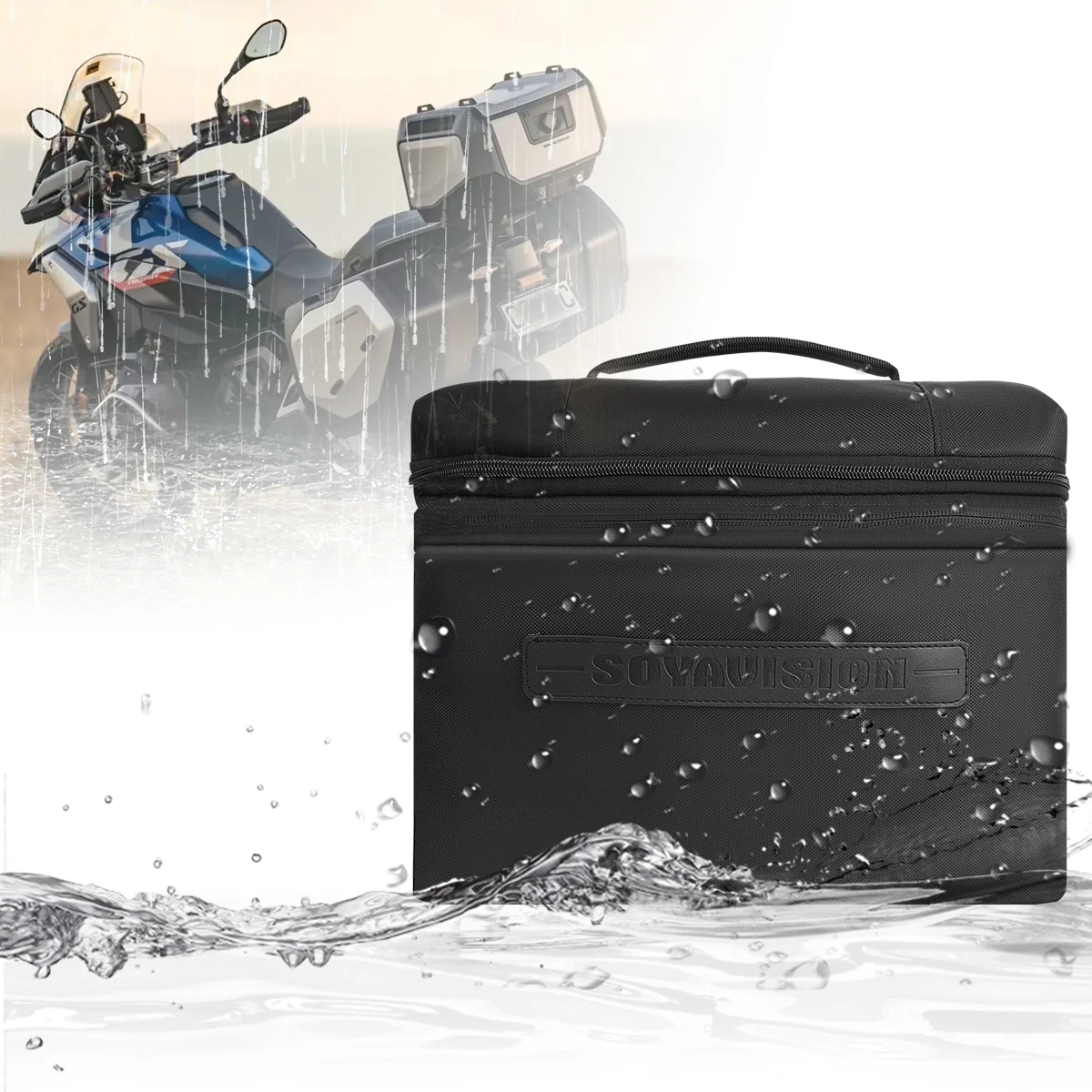 Motorcycle Top Box Inner Bag Luggage Black Suitable for BMW R 1300 GS R1300 GS R 1300GS R1300GS 2023 2024