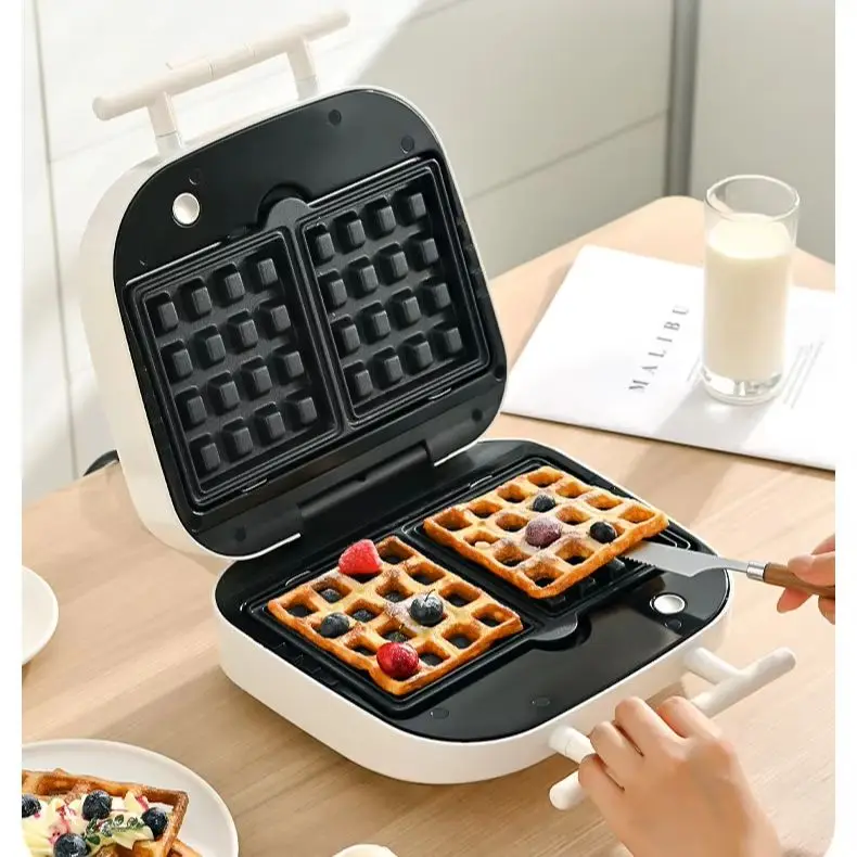 Sandwich Breakfast Maker Double Plate Household Timing Multifunctional Hot Pressed Waffles Toast Spit Driver