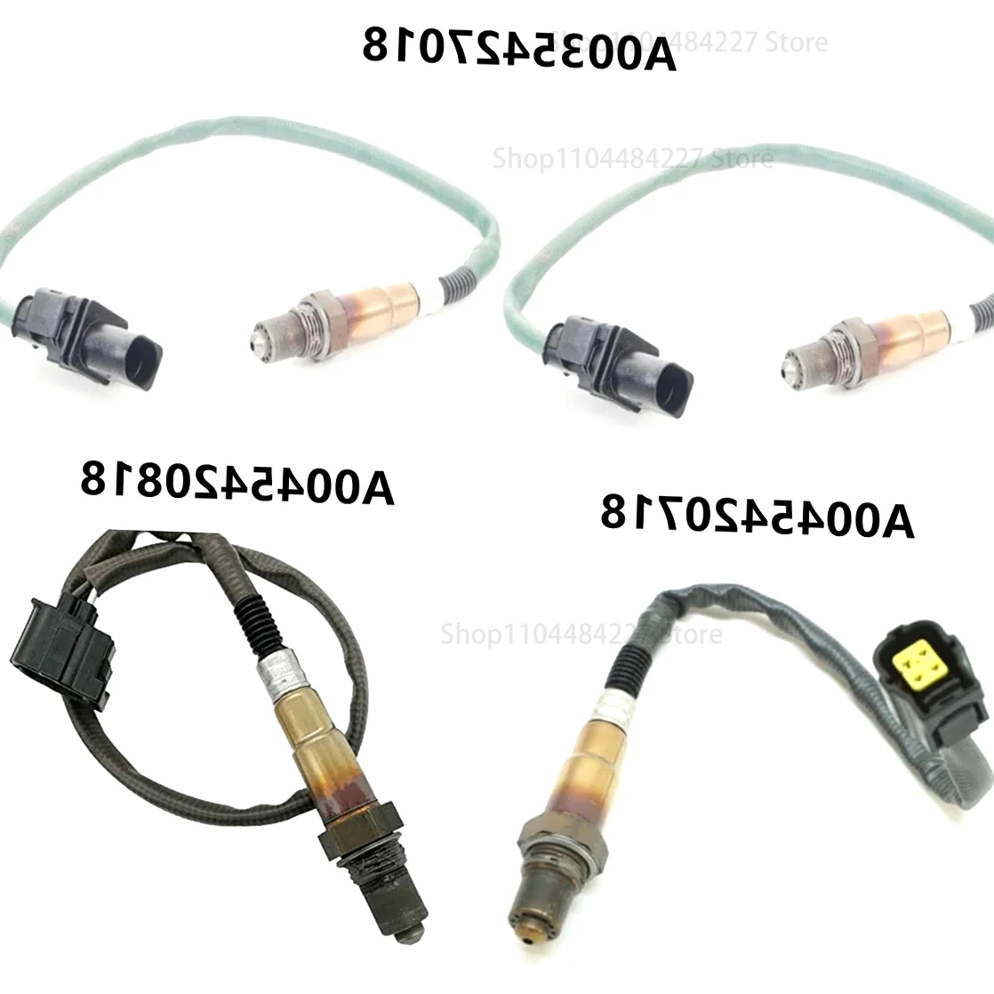 

New！ 4X A0045420718 A0045420818 A0035427018 Front Rear Lambda O2 Sensor for MERCEDES W164 W221 C230 C280 C300 C350 E350 E500