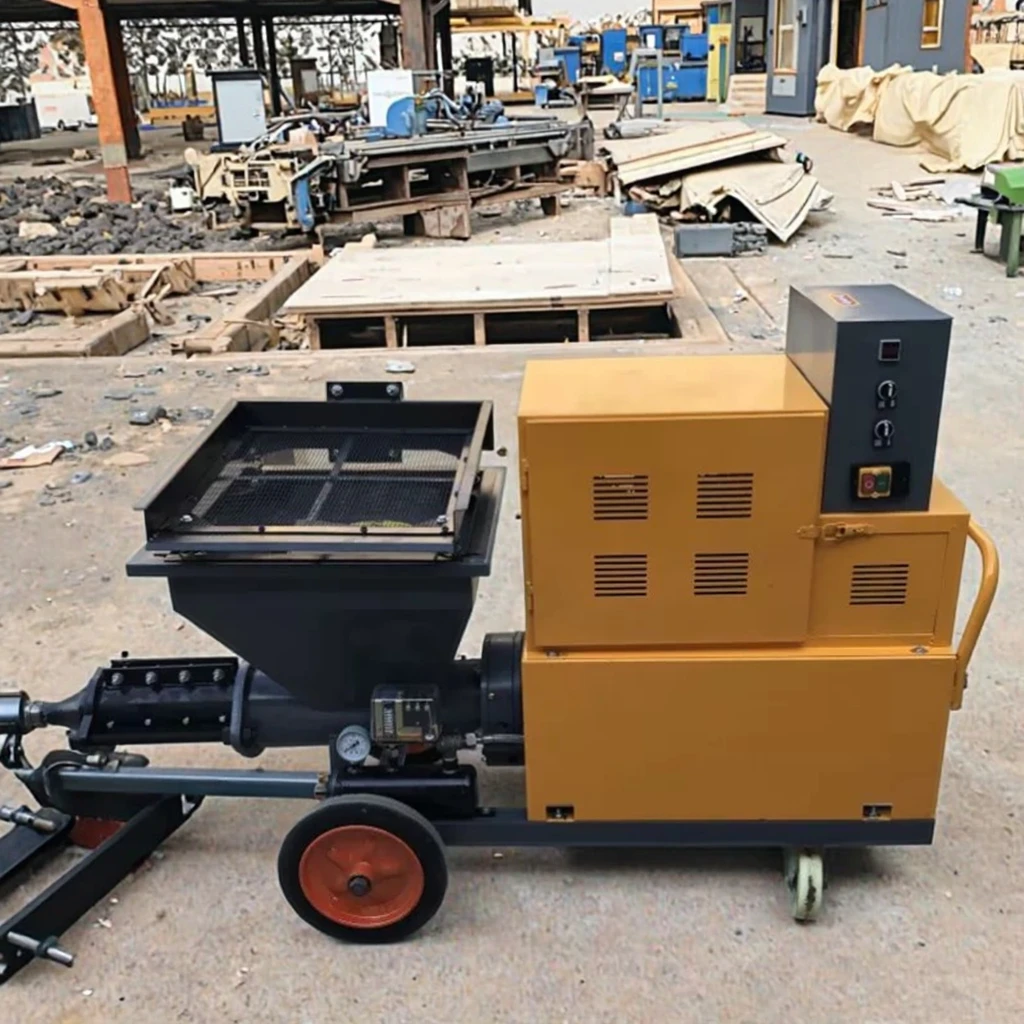 몰탈 스프레이 기계 펌프 시멘트 미장 전기 콘크리트 기계 벽 미장 기계