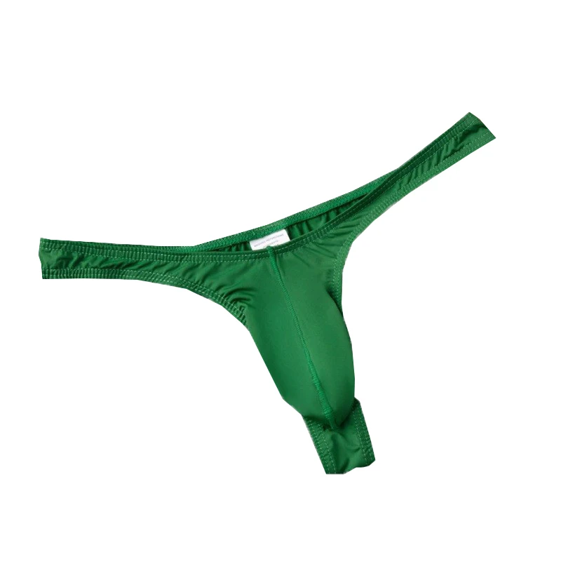 Tanga masculina cuecas g-string calcinha sem costura transparente ultra-fino calcinha cor sólida baixa ascensão cuecas tanga