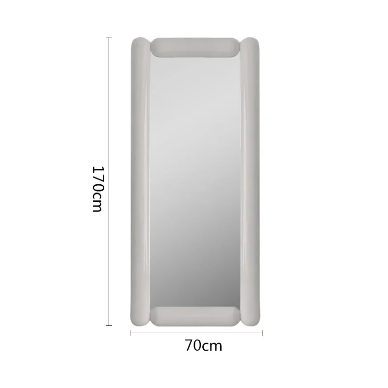 Скандинавское кремовое зеркало с сыром, роскошное напольное зеркало для всего тела, декоративное зеркало для дома, проживания в семье