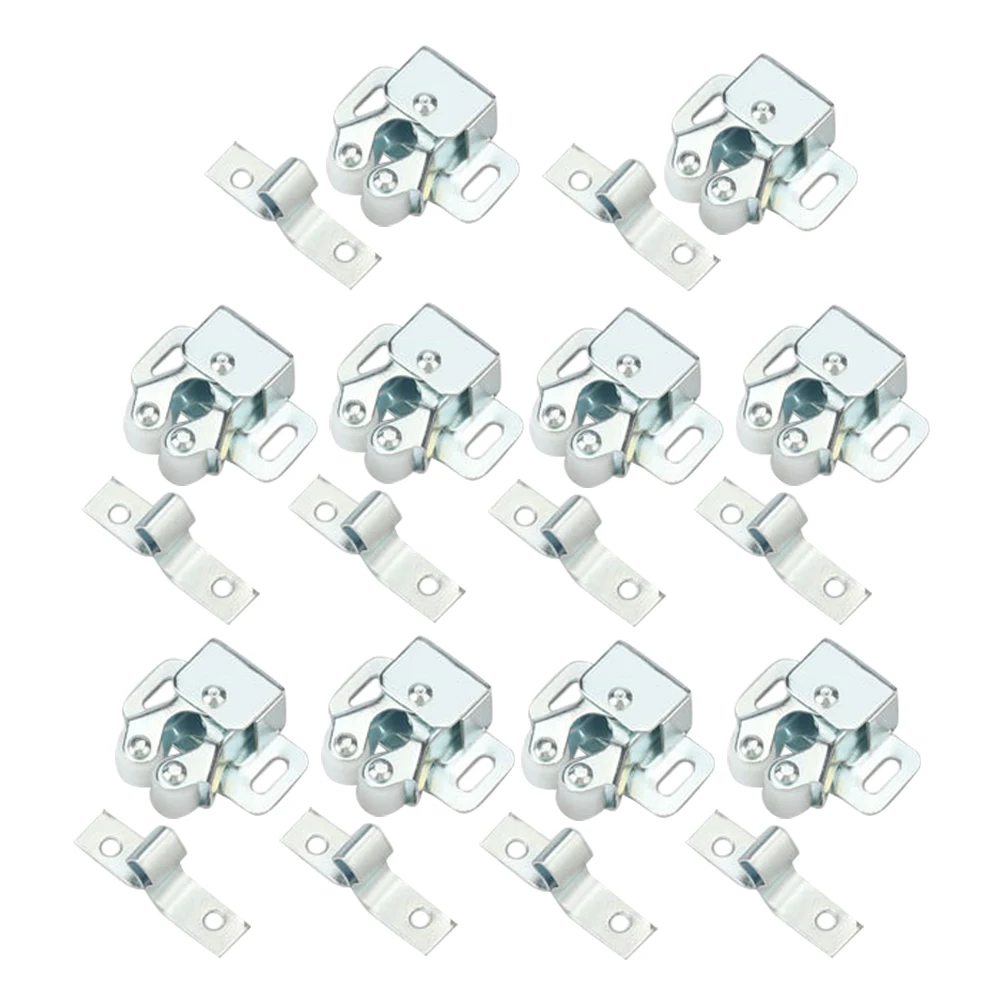 

10 PCS Lock The Door Cabinet Buckle Duty Steel Spring Loaded Toggle Ball Locker