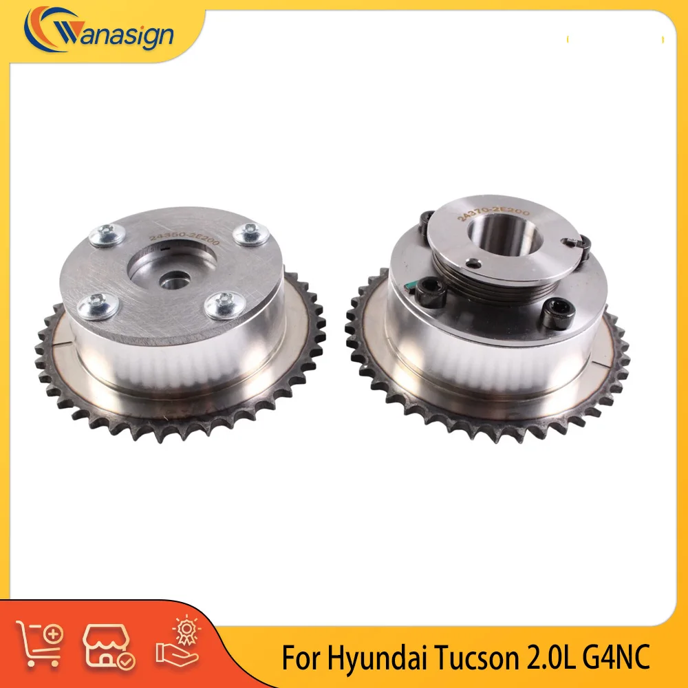 

Engine Parts Intake Exhaust CVVT Gear Set Fit 2.0 L L4 Gas G4NC For 2014-2021 Kia Soul Forte Hyundai Tucson 2.0L G4NC